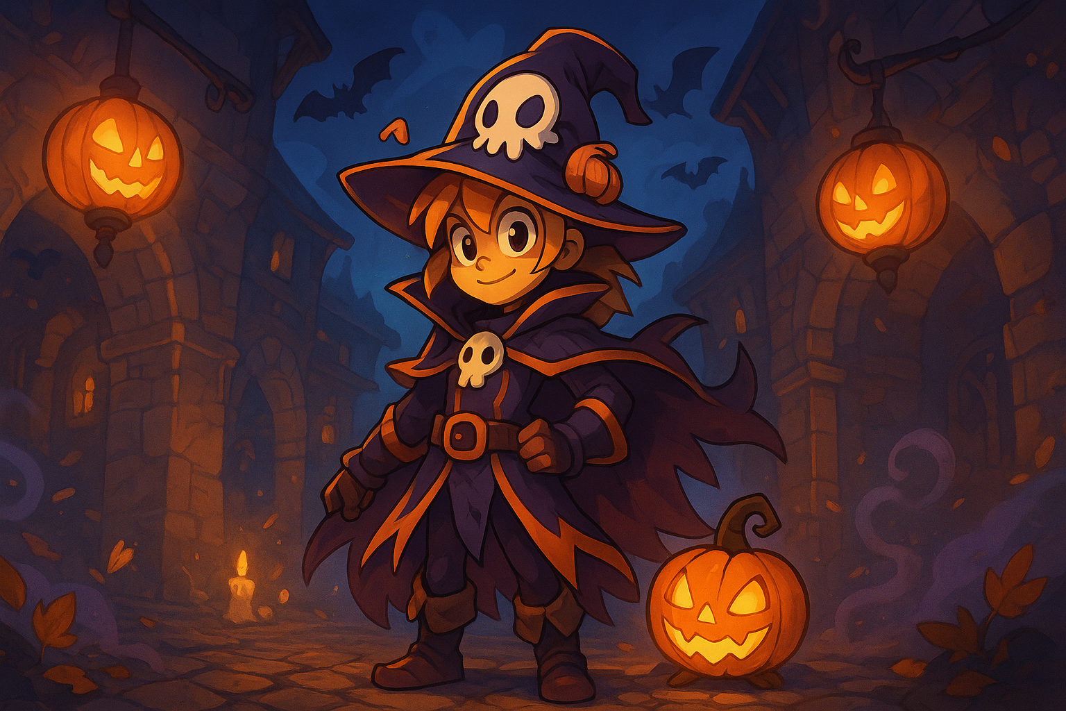 Fantasia de Halloween à la moda,